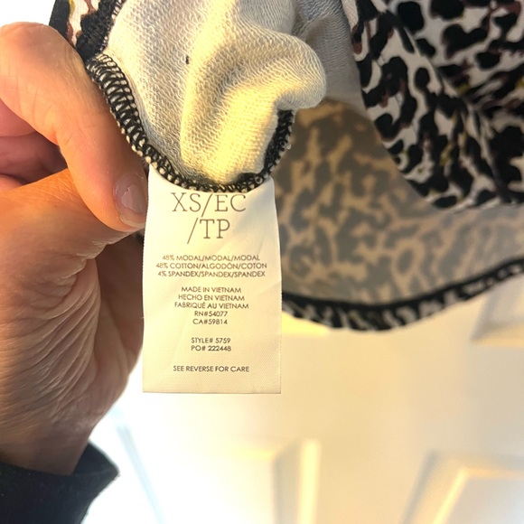 CAbi Leopard print twist front tank - Picture 4 of 6